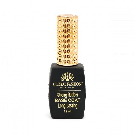 Каучуковая База для гель лака Global Fashion, Strong Long Lasting Base Coat 12 мл 10354 - фото 1113