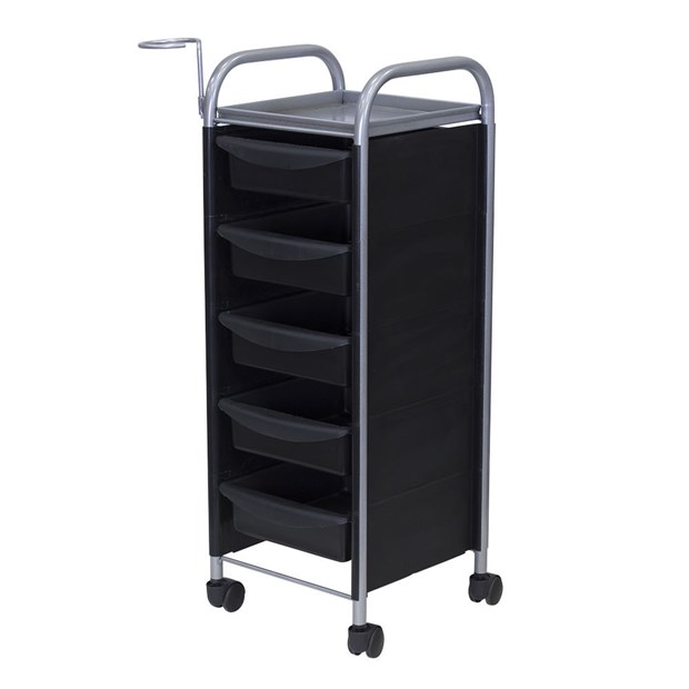 Тележка парикмахерская М-02, каркас серебро 11328 - фото 3290