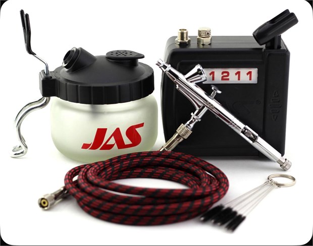 1902 Комплект Jas аэрограф и компрессор 11418