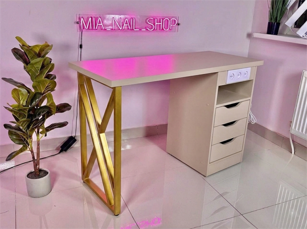 Маникюрный стол Миа Базовый 3 розетки 11594