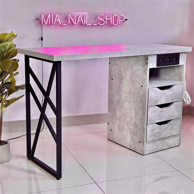 Маникюрный стол Миа Базовый 3 розетки 11596