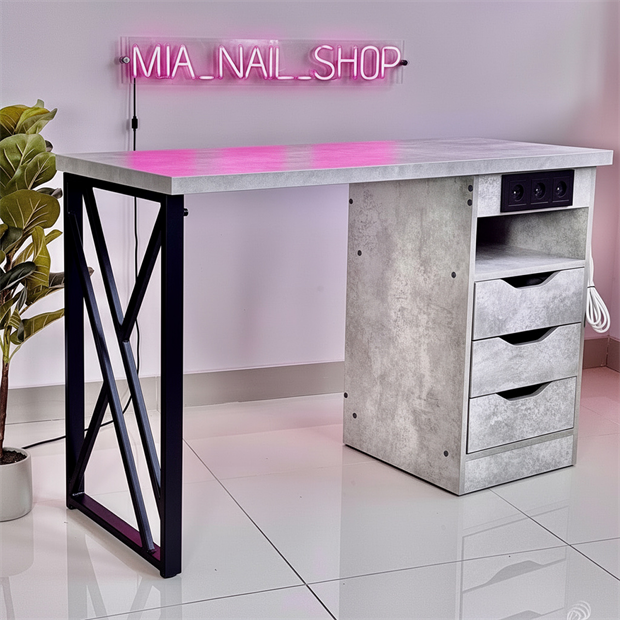 Маникюрный стол Миа Базовый 3 розетки 11601