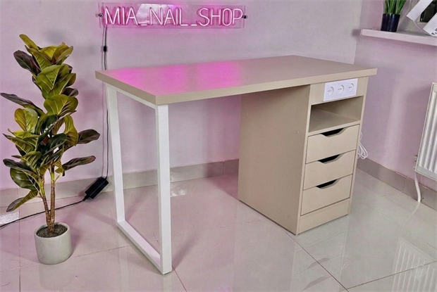 Маникюрный стол Миа Базовый 3 розетки 11605