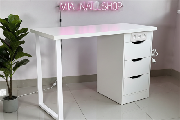 Маникюрный стол Лофт  Базовый 3 розетки 11636