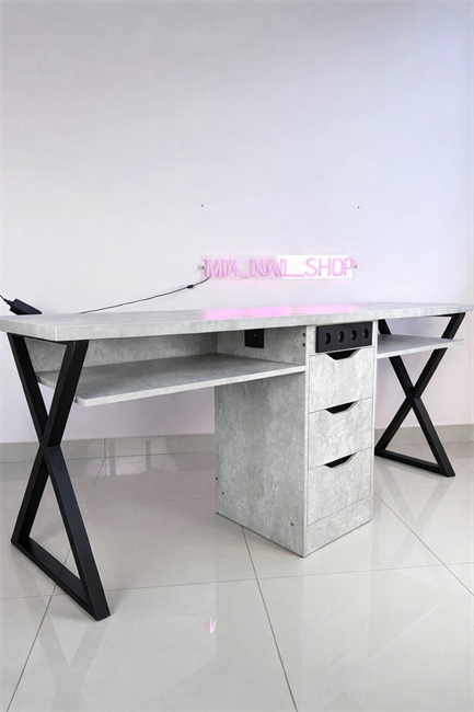 Маникюрный стол на 2 мастера Базовый 8 розеток 11646