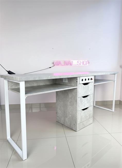 Маникюрный стол на 2 мастера Базовый 8 розеток 11649