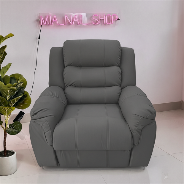 Педикюрное кресло-реклайнер механика "Серый" 11735