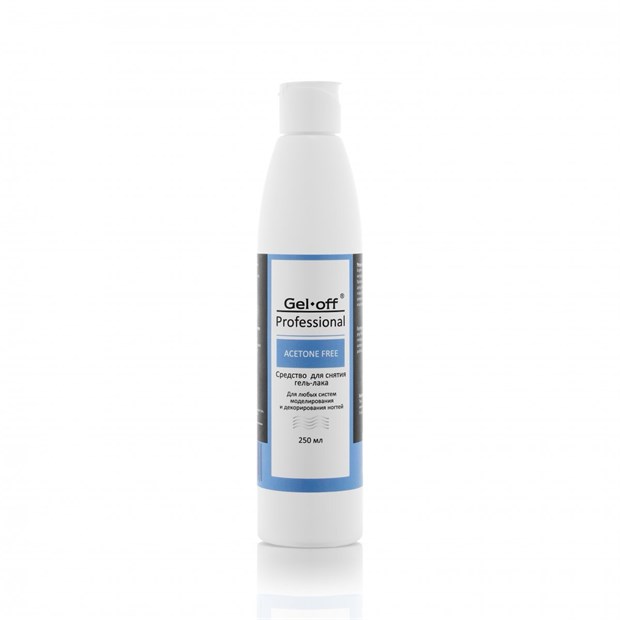 Жидкость для снятия гель-лака ACETONE FREE Gel-Off, 250 мл 12299