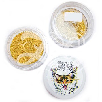 1015 Бульонки металлические золото 0.6 мм (10 г) 10559