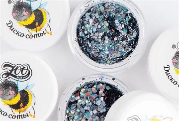 1343 Шестигранники микс "Диско соты" 2 г 10566