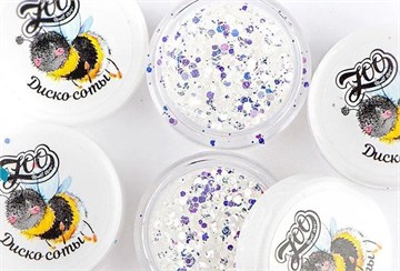 1329 Шестигранники микс "Диско соты" 2 г 10568