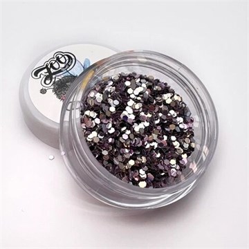 1722 Шестигранники 1 мм "Диско соты" 2 г розовый 10586