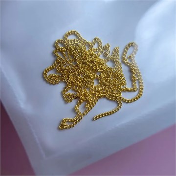 1780 Цепь для маникюра 0,8 мм золото (50 см) 10591