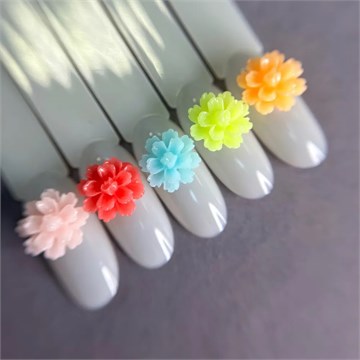 1845 Фигурки объёмные "Цветочки" 5 шт (светятся в УФ) 10593