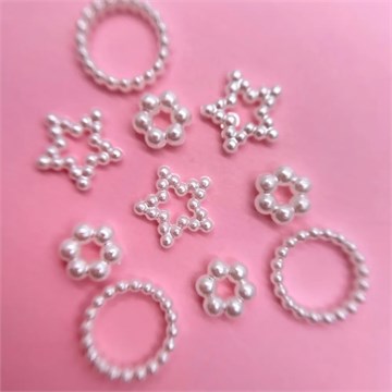 1814 Фигурки объёмные "Жемчуг" 10 шт 10595