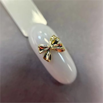 1853 Фигурки объёмные "Бантики" металл 5 шт 10597