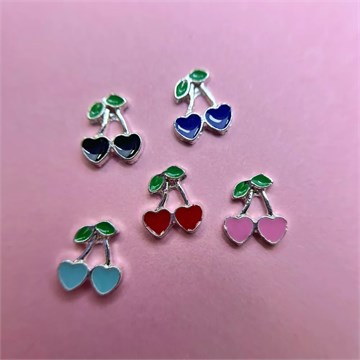 1850 Фигурки объёмные "Вишенки" металл 5 шт 10598