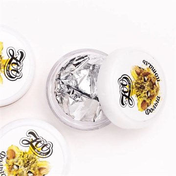 1588 Фольга поталь 9*9 см серебро 10601