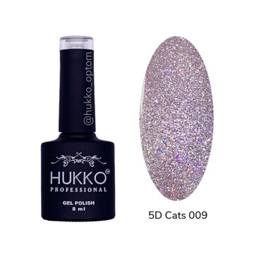 Гель-лак кошачий глаз Hukko №09 со светоотражающим эффектом (8 мл) 10898
