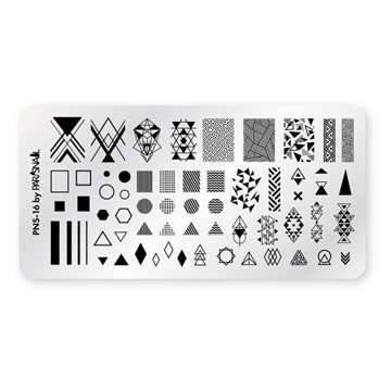 ParisNail Пластина для стемпинга PNS-16 (6*12 см) 11025