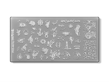 ParisNail Пластина для стемпинга PNS-46 (6*12 см) 11027