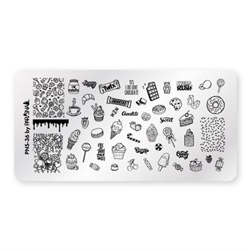 Пластина для стемпинга PNS-36 (6*12 см) ParisNail 11029