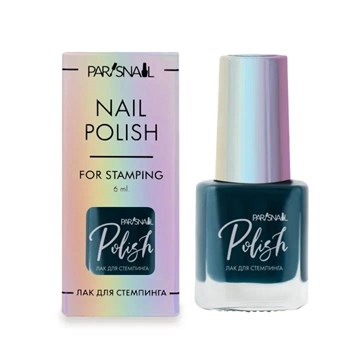 Лак для стемпинга 16 ParisNail 6 мл морская волна 11076