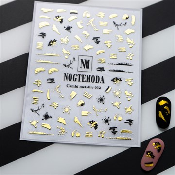 NOGTEMODA, Наклейки COMBI METALLIC №032 11114