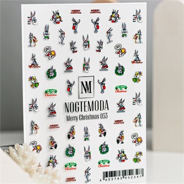 НАКЛЕЙКИ MERRY CHRISTMAS NOGTEMODA №053 11117