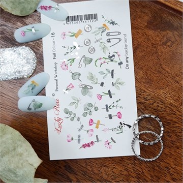 Lucky Rose Слайдер-дизайн Foil Colour silver-16 11180