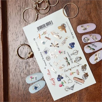 Lucky Rose Слайдер-дизайн Foil Colour gold-19 11181