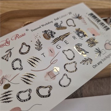 Lucky Rose Слайдер Foil Colour Gold-29 11193