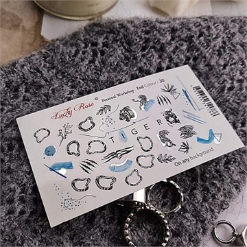 Lucky Rose Слайдеры Foil Colour silver 30 11194