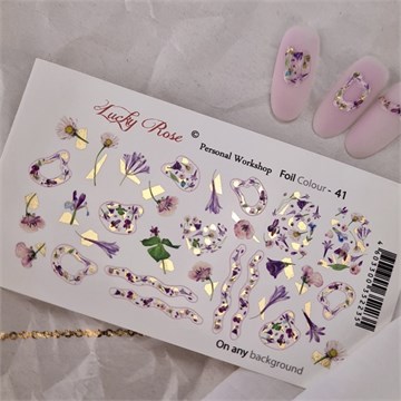 Lucky Rose Слайдер-дизайн Foil Colour-41 11196