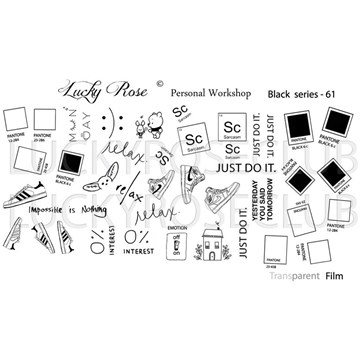 Слайдер Дизайн Lucky Rose Black-61 11198