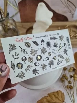 Слайдер Foil Colour gold-62 Lucky Rose 11199