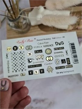 Слайдер Foil Colour gold-65 Lucky Rose 11201