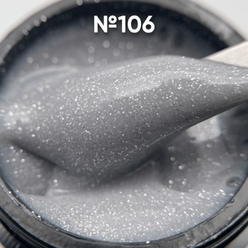 Гель моделирующий камуфлирующий с блестками №106 15мл 11236