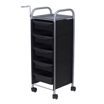 Тележка парикмахерская М-02, каркас серебро 11328