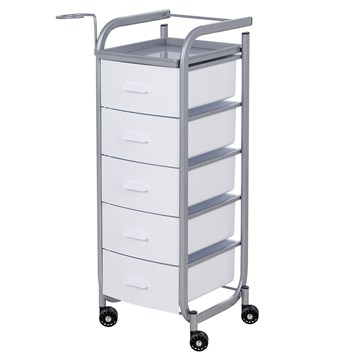 Парикмахерская тележка Арт, серебро каркас 11337