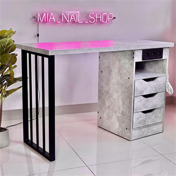 Маникюрный стол Миа Базовый 3 розетки 11598
