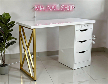 Маникюрный стол Лофт  Базовый 3 розетки 11632