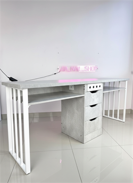 Маникюрный стол на 2 мастера Базовый 8 розеток 11648