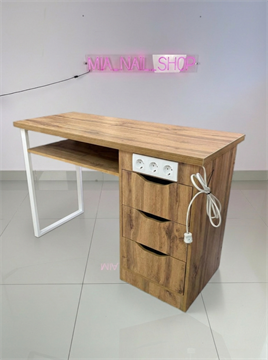 Маникюрный стол Лофт Базовый 3 розетки 11692