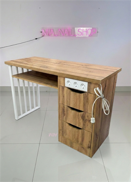 Маникюрный стол Лофт Базовый 3 розетки 11693