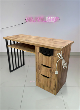 Маникюрный стол Лофт Базовый 3 розетки 11694