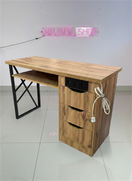 Маникюрный стол Лофт Базовый 3 розетки 11695