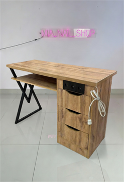 Маникюрный стол Лофт Базовый 3 розетки 11696