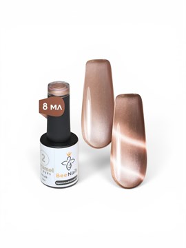 Гель-лак BeeNails кошачий глаз caramel №2 12061