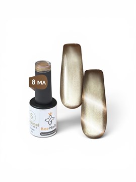 Гель-лак BeeNails кошачий глаз caramel №5 12064